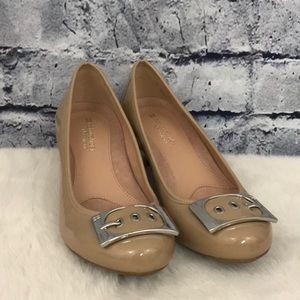 Naturalizer Patent Buckle Accent Heels 08630